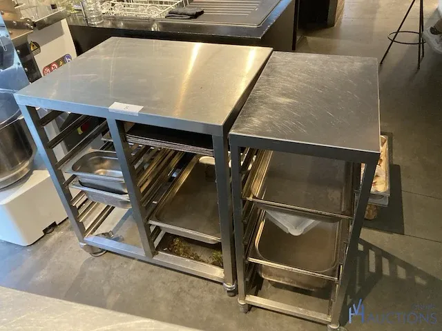 2 platenkarretjes - afbeelding 1 van  5