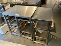 2 platenkarretjes