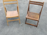 2 plooistoelen - afbeelding 1 van  1