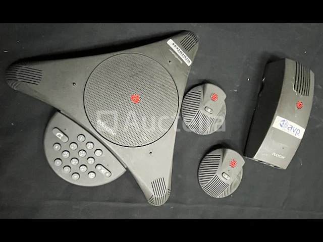 2 polycom soundstation 2 conferentietelefoons - afbeelding 1 van  5