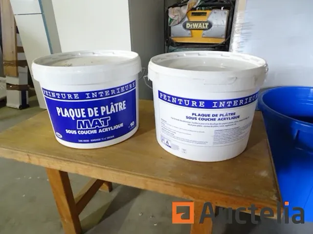 2 potten met wit interieur verf voor 75 m2 per pot - afbeelding 8 van  8