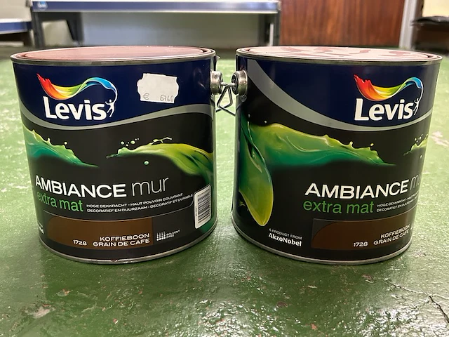 2 potten verf levis - afbeelding 1 van  3