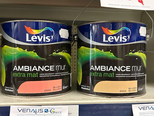 2 potten verf levis - afbeelding 1 van  2
