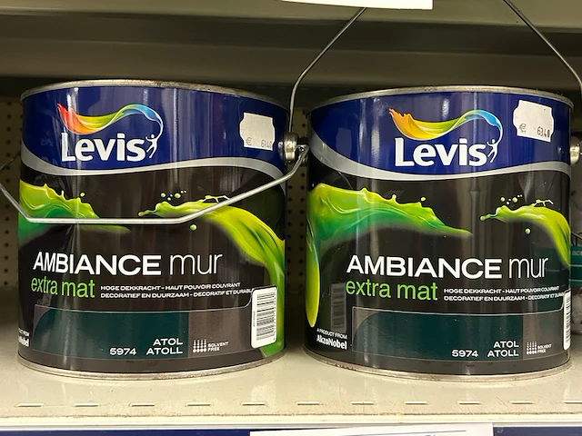 2 potten verf levis - afbeelding 1 van  3