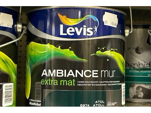 2 potten verf levis - afbeelding 2 van  3