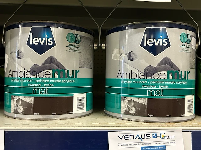 2 potten verf levis - afbeelding 1 van  2
