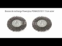 2 powerplus powacg1511 ijzerborstels - afbeelding 2 van  4