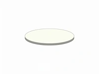 2 pro buffettafels rond - ø 183 cm - met ecru stretch top - afbeelding 3 van  6