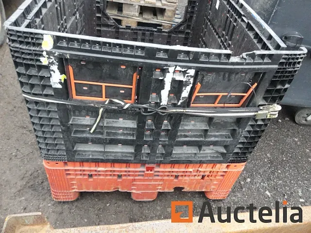 2 pvc afval bakken - afbeelding 1 van  6