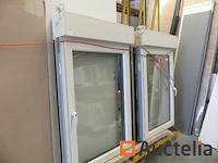 2 pvc kaders met rolluik