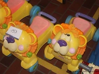 2 pvc loopwagentjes - afbeelding 1 van  1