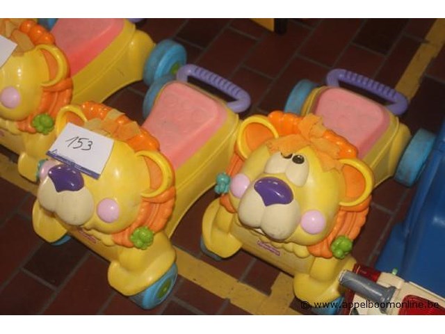 2 pvc loopwagentjes - afbeelding 1 van  1