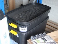 2 pvc materiaalkisten - afbeelding 1 van  1