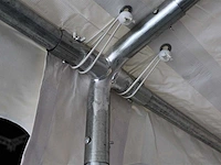 2 pvc partytenten deluxe 2.0 - 3 x 10 m - antraciet + grondframes - afbeelding 15 van  15