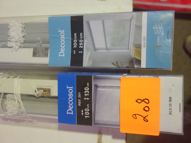 2 raamlamellen decosol h 1,30m x b 1,00m - afbeelding 2 van  2