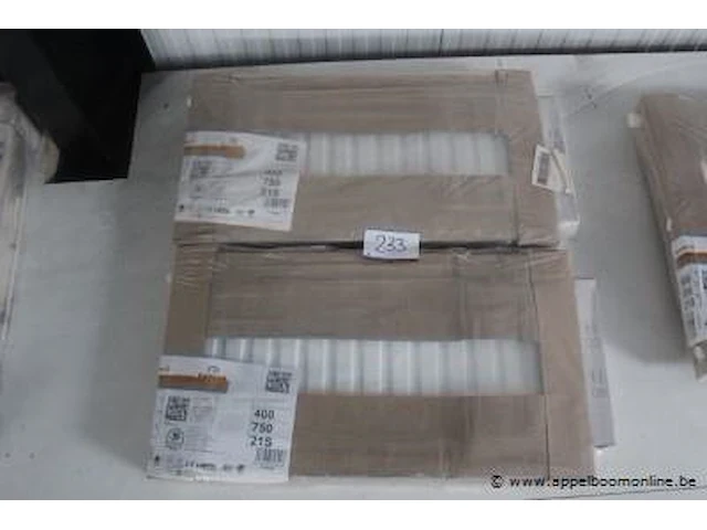 2 radiatoren radson, 400x750x21s - afbeelding 1 van  2