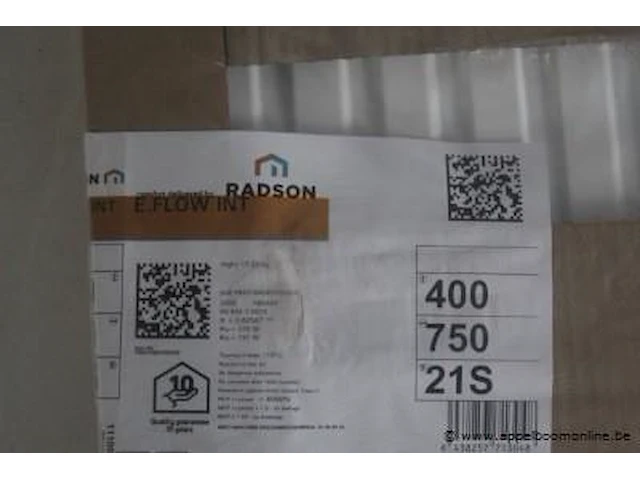 2 radiatoren radson, 400x750x21s - afbeelding 2 van  2