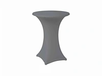 2 receptietafels 110 cm + lichtgrijze stretch hoes - afbeelding 2 van  6