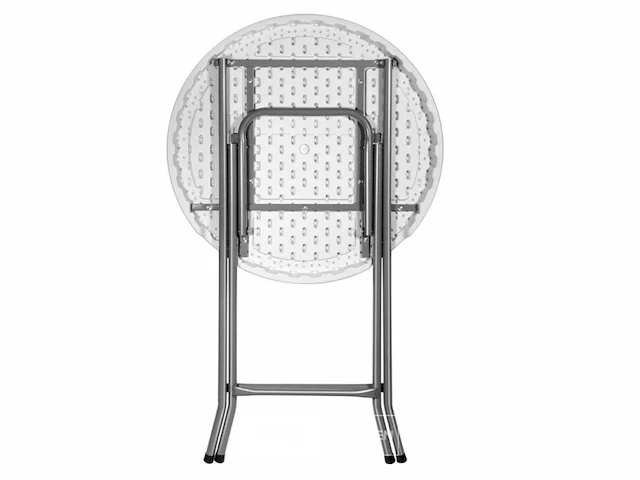 2 receptietafels 110 cm + rode stretch hoes - afbeelding 4 van  6