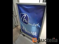 2 reclamepanelen op kunststof standaard - afbeelding 4 van  6