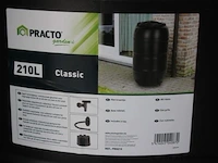 2 regentonnen met kraantje practo, cap 210l - afbeelding 3 van  3