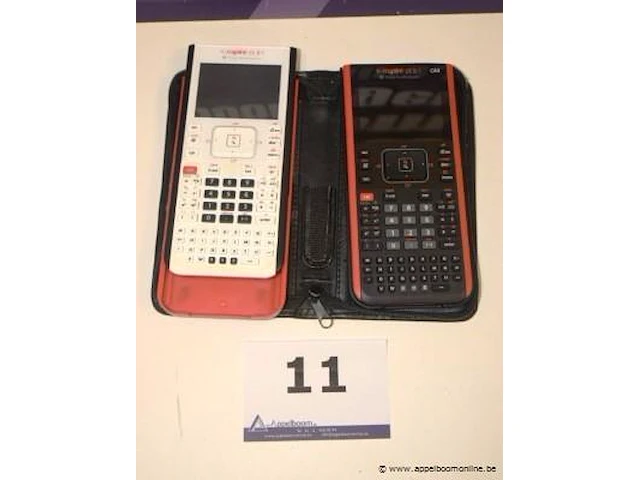 2 rekenmachine texas instruments cx ii-t, werking niet gekend - afbeelding 1 van  3