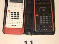 2 rekenmachine texas instruments cx ii-t, werking niet gekend - afbeelding 1 van  3