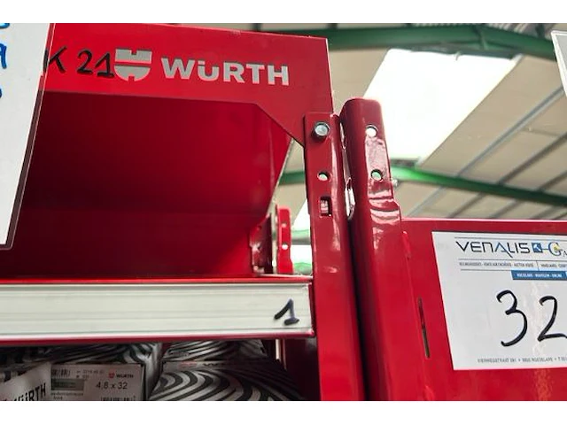 2 rekken würth met vastzetmateriaal - afbeelding 2 van  9