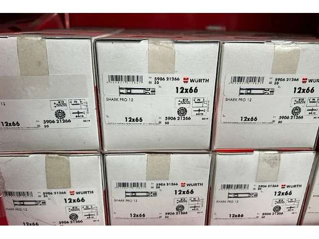 2 rekken würth met vastzetmateriaal - afbeelding 5 van  9