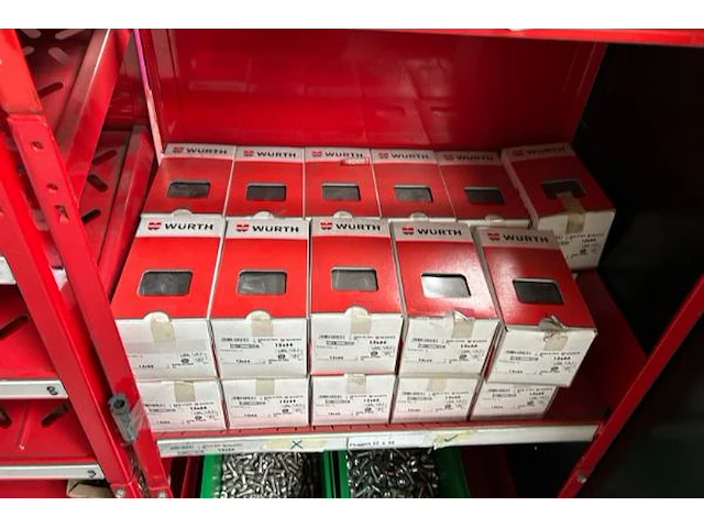 2 rekken würth met vastzetmateriaal - afbeelding 6 van  9