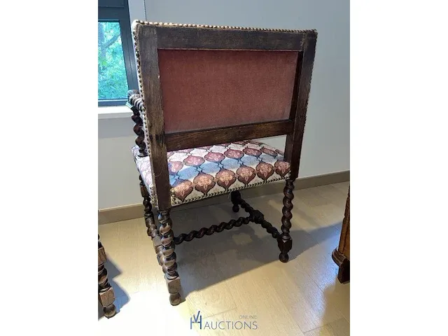 2 renaissancestijl stoelen - afbeelding 7 van  8