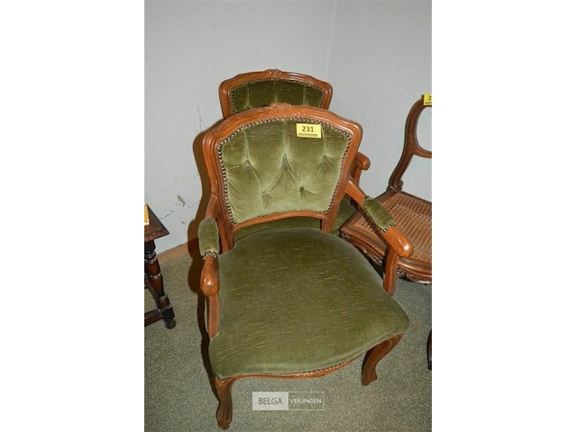 2 retro stoelen - afbeelding 1 van  2