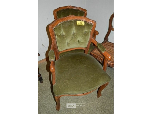 2 retro stoelen - afbeelding 2 van  2