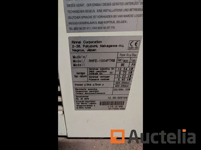 2 rinnai rhfe-1004ftrb gaskachels - afbeelding 5 van  5