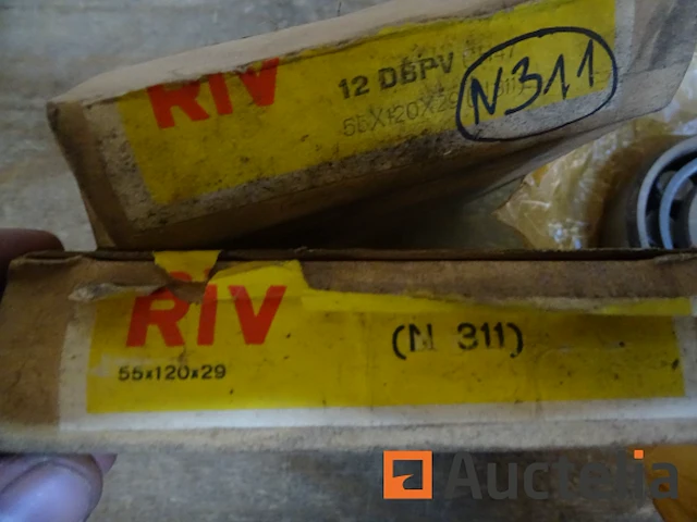2 riv kogellagers - afbeelding 1 van  4