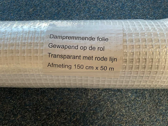2 rollen damp remmende gewapende folie 75 m2 - afbeelding 2 van  3
