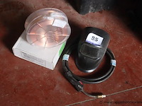 2 rollen lasdraad en lashelm - afbeelding 1 van  1