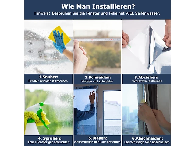 2 rollen spiegelfolie voor ramen 60breed 4m - afbeelding 1 van  6