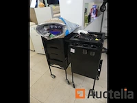 2 roltafels 4 lades met inhoud - afbeelding 2 van  9