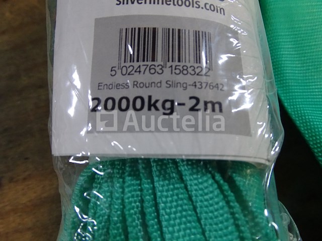 2 ronde eindloze stroppen 2000 kg 2 m - afbeelding 3 van  3