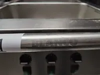 2 rvs elektrische verrijdbare bain marie karren blanco swe3 - afbeelding 7 van  12
