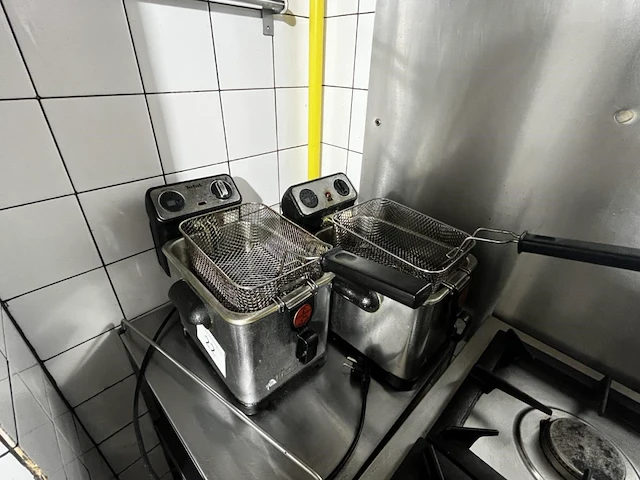 2 rvs friteuse tefal - afbeelding 1 van  3