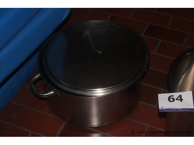 2 rvs kookpotten plus 5 koffiekannen - afbeelding 3 van  3