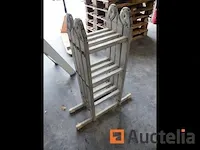 2 schalen en aluminium trapladder - afbeelding 6 van  6