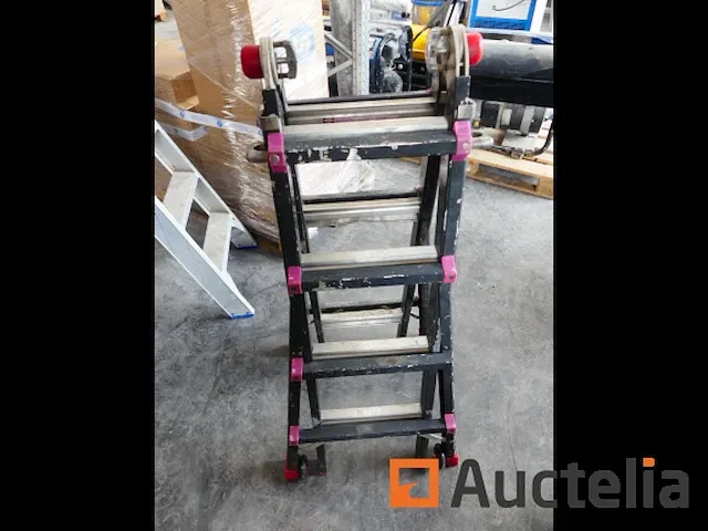 2 schalen en aluminium trapladder - afbeelding 10 van  11