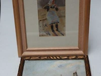 2 schilderijen wo getekend rogghé 1915 - afbeelding 1 van  5