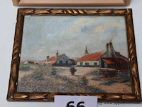 2 schilderijen wo getekend rogghé 1915 - afbeelding 2 van  5