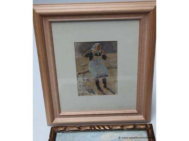 2 schilderijen wo getekend rogghé 1915 - afbeelding 4 van  5
