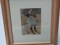 2 schilderijen wo getekend rogghé 1915 - afbeelding 4 van  5