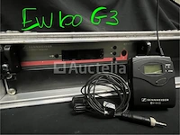 2 sennheiser ew100 g3 lh ontvangers + lavalier microfoon - afbeelding 1 van  1